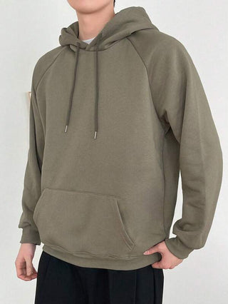 Admire - Groene Mannen Kangaroo Pocket Hoodie