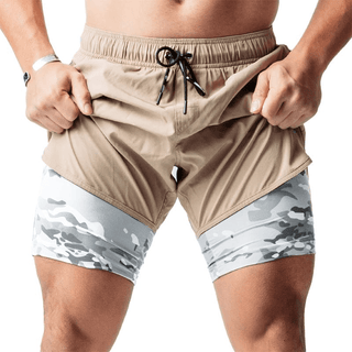 2-in-1 Compressie Sportshorts voor Optimale Prestaties van Peak Performance