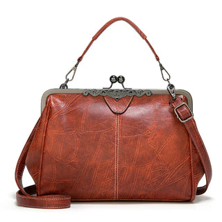 Elysia - Vintage Leren Handtas