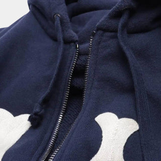 Comfortabele Unisex NY Hoodie met Bontachtig Borduursel en Volledige Rits