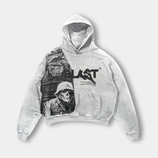 Streetwear Y2K Hoodie voor heren met gedurfde grafische print