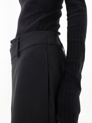 Attire - Asymmetrische Wijde Broek Dames