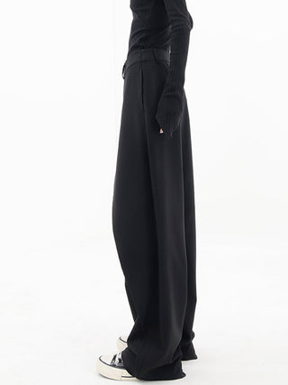 Attire - Asymmetrische Wijde Broek Dames