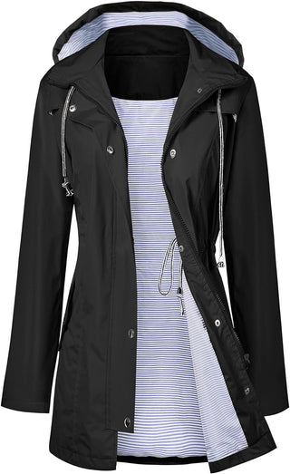 Attire - Waterdicht Trenchcoat met kap