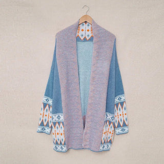 Bohemian Aztec Dames Cardigan voor Stijlvolle en Warme Looks - Bayu