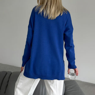 Chique en Comfortabele Pullover Janice met Lange Mouwen en Col - Bayu