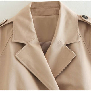 Chloe - Khaki Trench Jacket