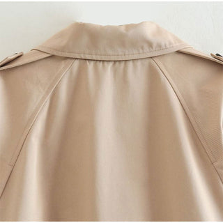 Chloe - Khaki Trench Jacket