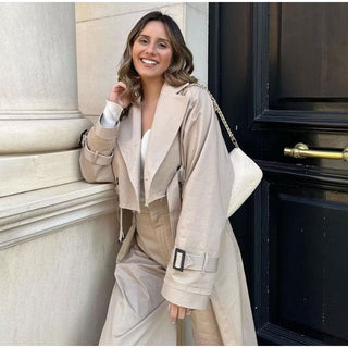 Chloe - Khaki Trench Jacket