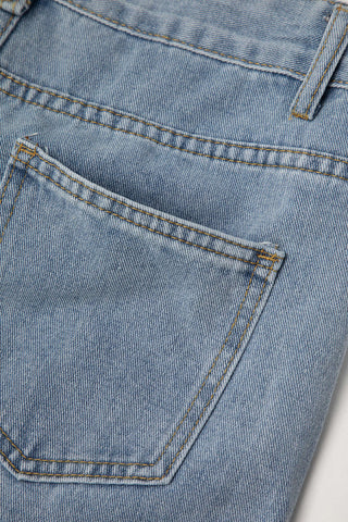 Frayed High Waist Jeans