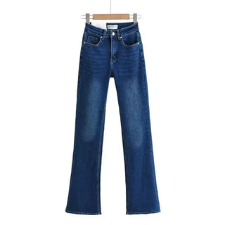 Hooggetailleerde Jeans met Hartfranje