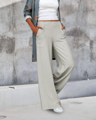 Inspire - Pantalon Effen Hoge Taille