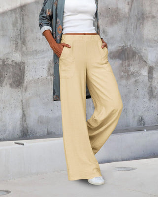 Inspire - Pantalon Effen Hoge Taille