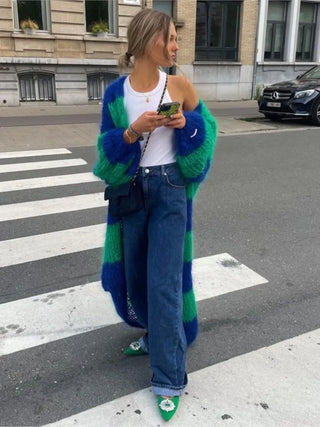 Sue - Oversized Pluizig Vest