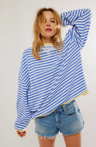 MIA - Oversized Gestreepte Trui voor Dames