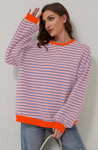 MIA - Oversized Gestreepte Trui voor Dames