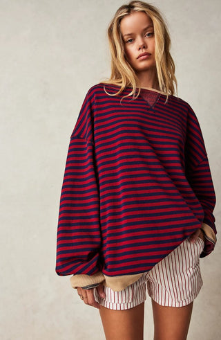 MIA - Oversized Gestreepte Trui voor Dames