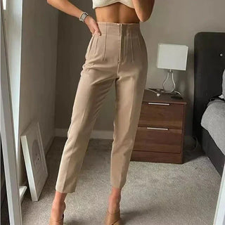 Office Wear High Waist Pants voor Vrouwen