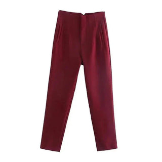 Office Wear High Waist Pants voor Vrouwen