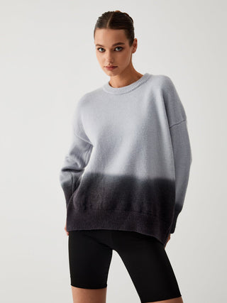 Ombre oversized trui voor een stijlvolle winterlook