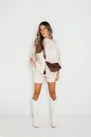 Oversized T-shirt en Biker Shorts Set