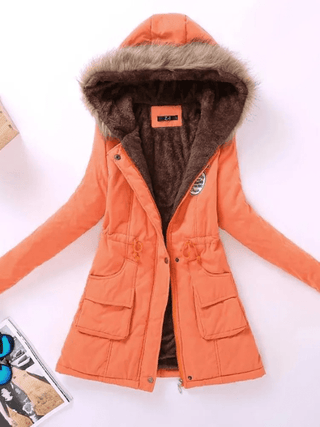 Phryne - Slimfit Parka met Capuchon