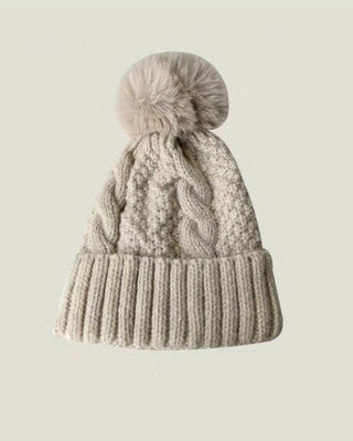 Pompom Knit Beanie