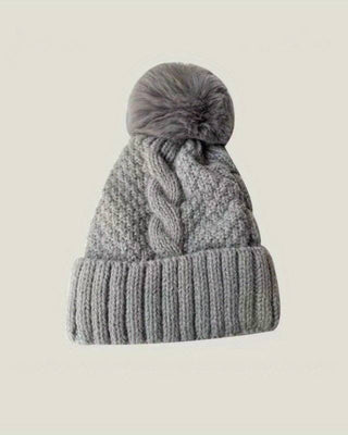 Pompom Knit Beanie