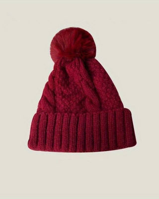 Pompom Knit Beanie