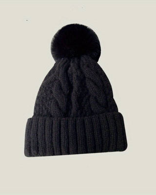 Pompom Knit Beanie