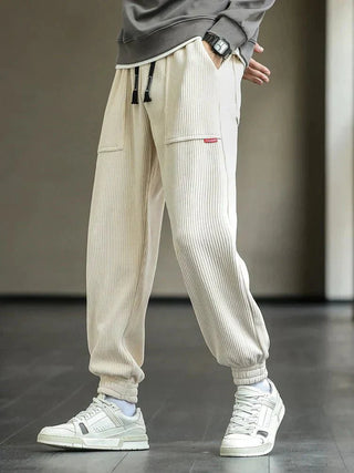 Stylish corduroy sweatpants - Bayu