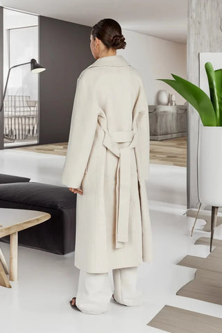 Stylish long women's trench coat in oversize style - Bayu