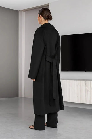 Stylish long women's trench coat in oversize style - Bayu