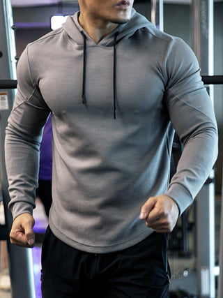 Suda - Musclefit Hoodie met Capuchon