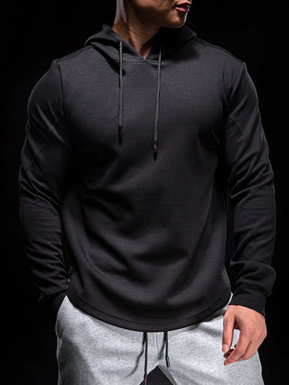 Suda - Musclefit Hoodie met Capuchon