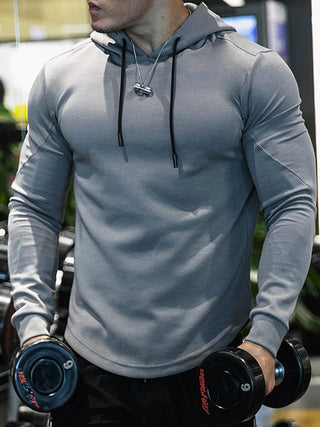 Suda - Musclefit Hoodie met Capuchon