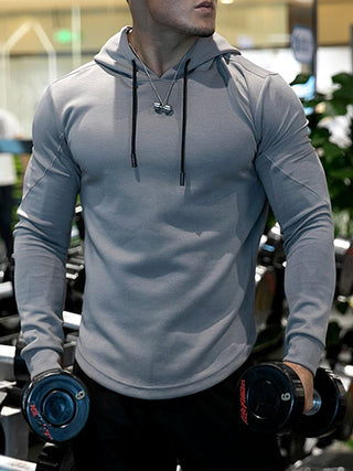 Suda - Musclefit Hoodie met Capuchon