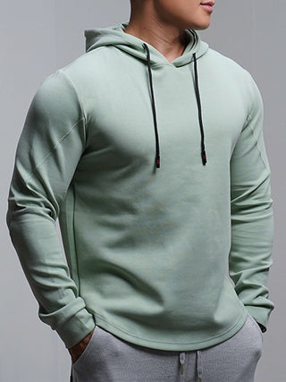 Suda - Musclefit Hoodie met Capuchon