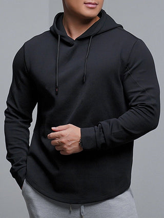 Suda - Musclefit Hoodie met Capuchon